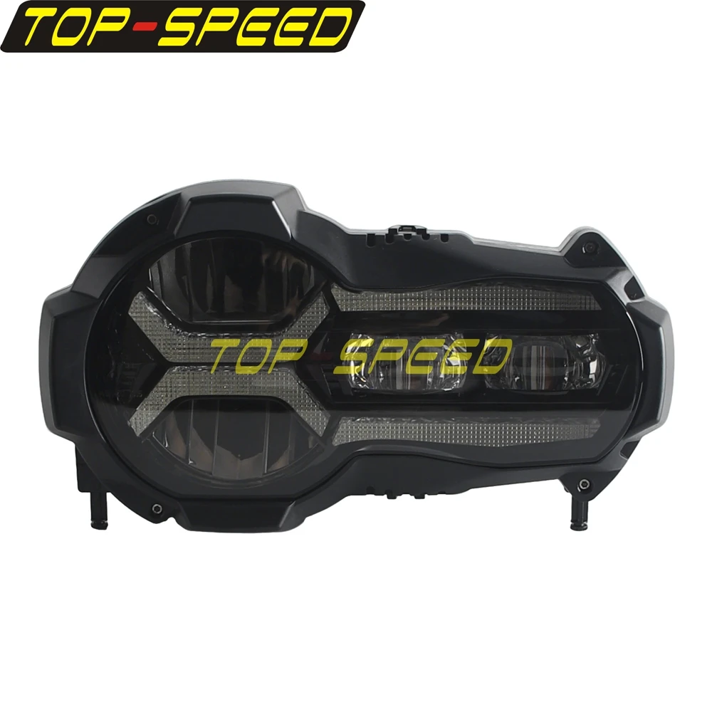 For BMW R1250GS ADV R1200GS Adventure 2013-24 LED Headlight Assembly High Low Beam Lighting Headlamp Daytime Running Light IP67