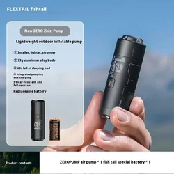 Flextaigear Zero Tiny Pump Outdoor Mini Portable Electric Air Pump Hiking Camping Air Cushion Pump Inflating and Pumping Tools