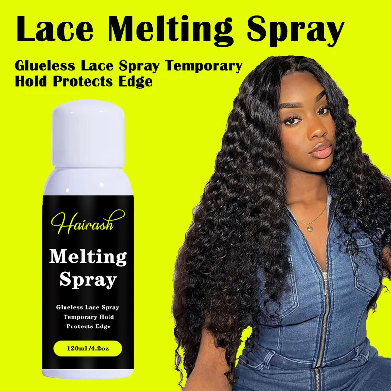 Lace Melting Spray Waterproof Customized Labels Strong Hold Hair Glue For Lace Front Wigs