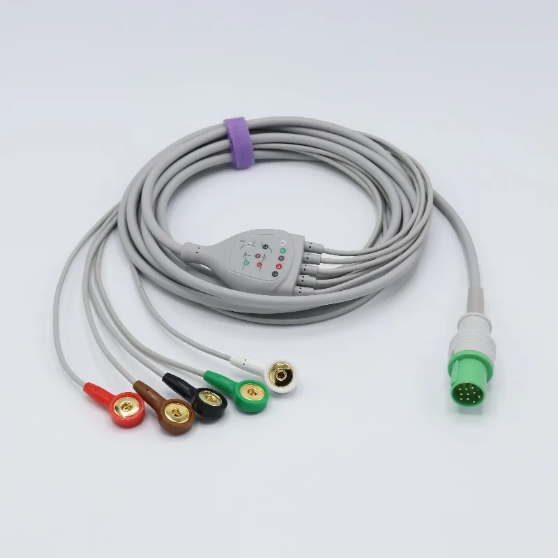 ge-compatible-10-pin-3-lead-ecg-cable-aha-fit-eagle-1000-cardioserv-sg3111p-34m-ce-class-i