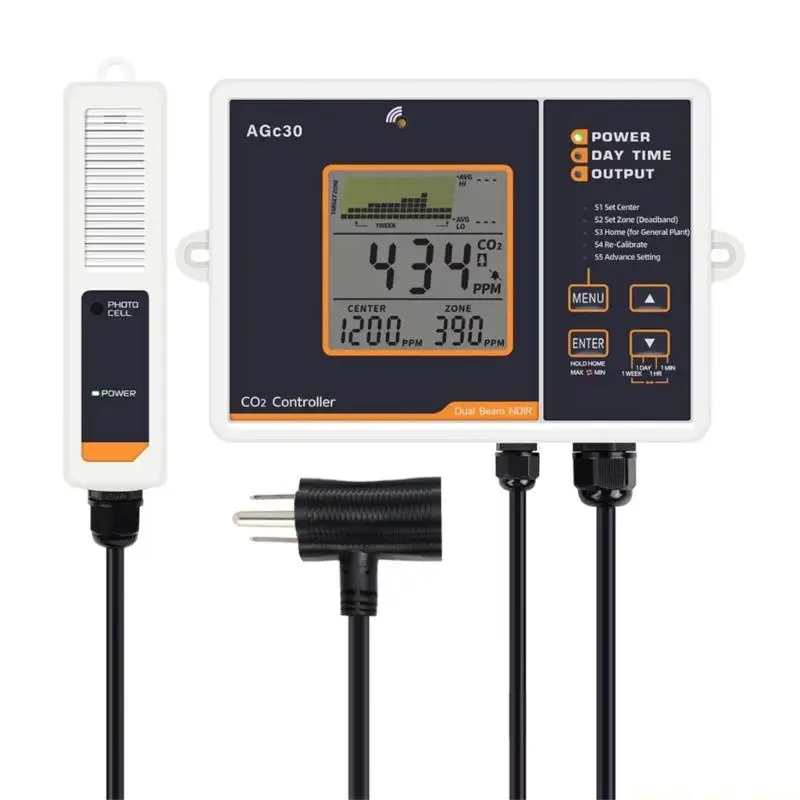 A2BE Professional CO2 Detection Meter Split Probe Design Realtime Monitoring for Multiple Scenario Use Air Quality Management