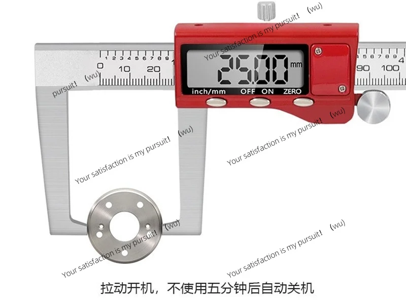 For Car Brake Pad Stainless Steel Electronic Vernier Measuring Gauge Digital Special Shape Caliper
