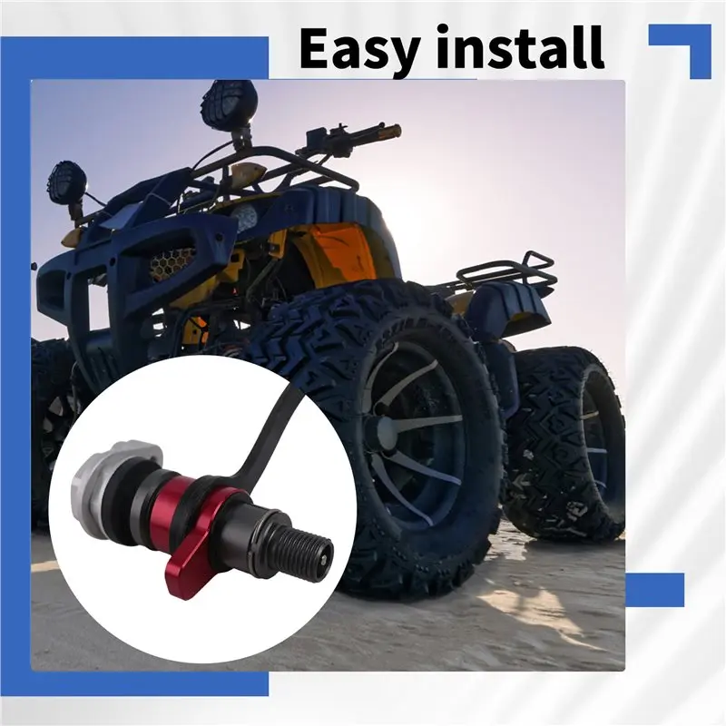 【Top Sale !!】Universal Tire Valve Pressure Relief Valve For Desert Off-Road Sand Tires, Quick Release, Short Style Car Accessori