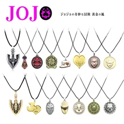 Anime Jojos Bizarre Adventure Necklaces Cosplay Higashikata Josuke Kujo Jotaro Killer Queen Arrow Pendant Necklace Jewelry Gift