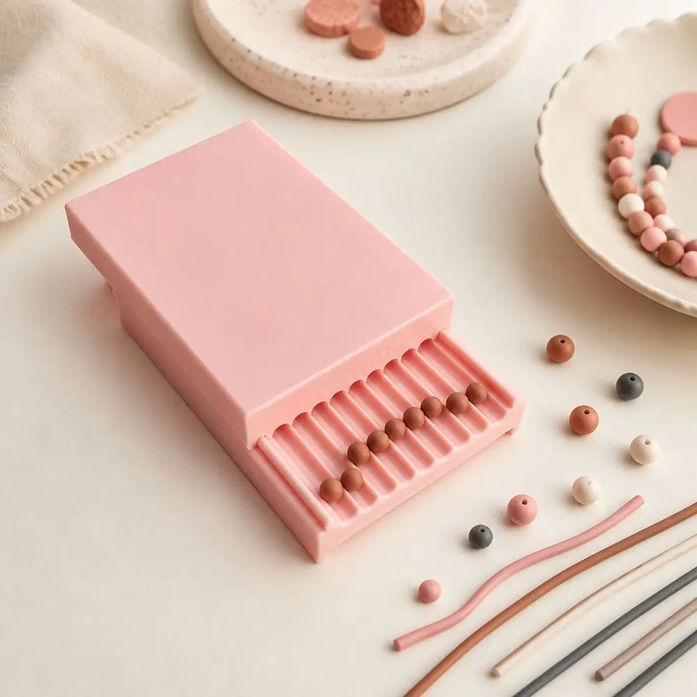 PLA Clay Ball Making Tool Two-Sided Structure Uniform Ball Forming Clay Rolling Mold Rapid Molding 1-5mm Diameter