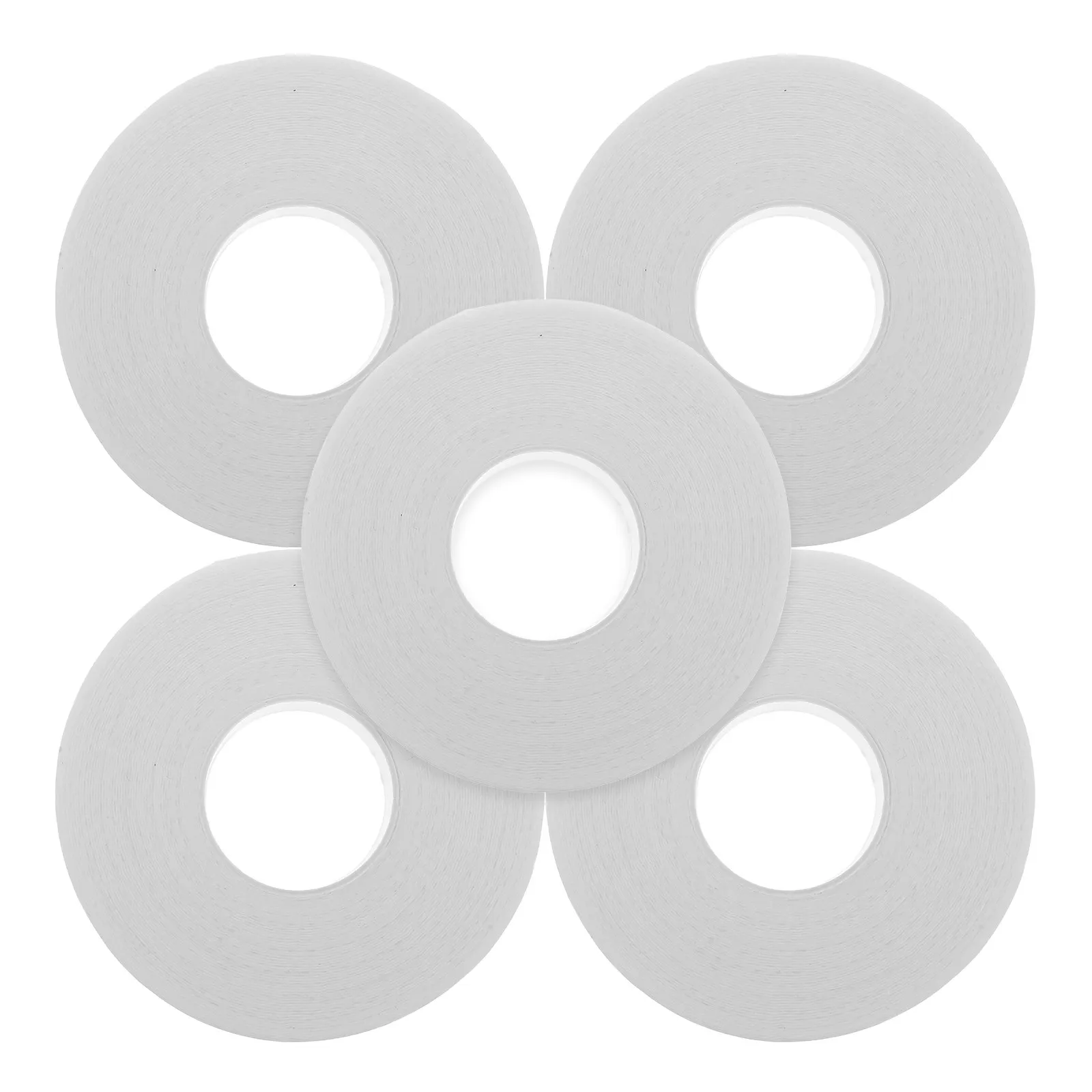 

5 рулонов самоклеящихся невидимых вкладышей для воротников, впитывающие пот, защитные накладки для рубашек, устойчивые к пятнам и макияжу.