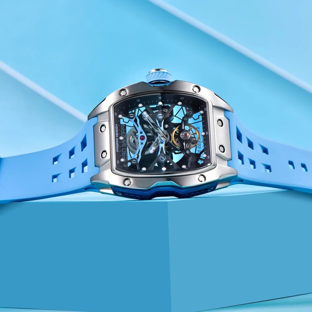 Top PAGANI DESIGN Sports Leisure Watches Luxury Mechanical Automatic Watches Waterproof Sapphire Glass Skeleton Watches for Man