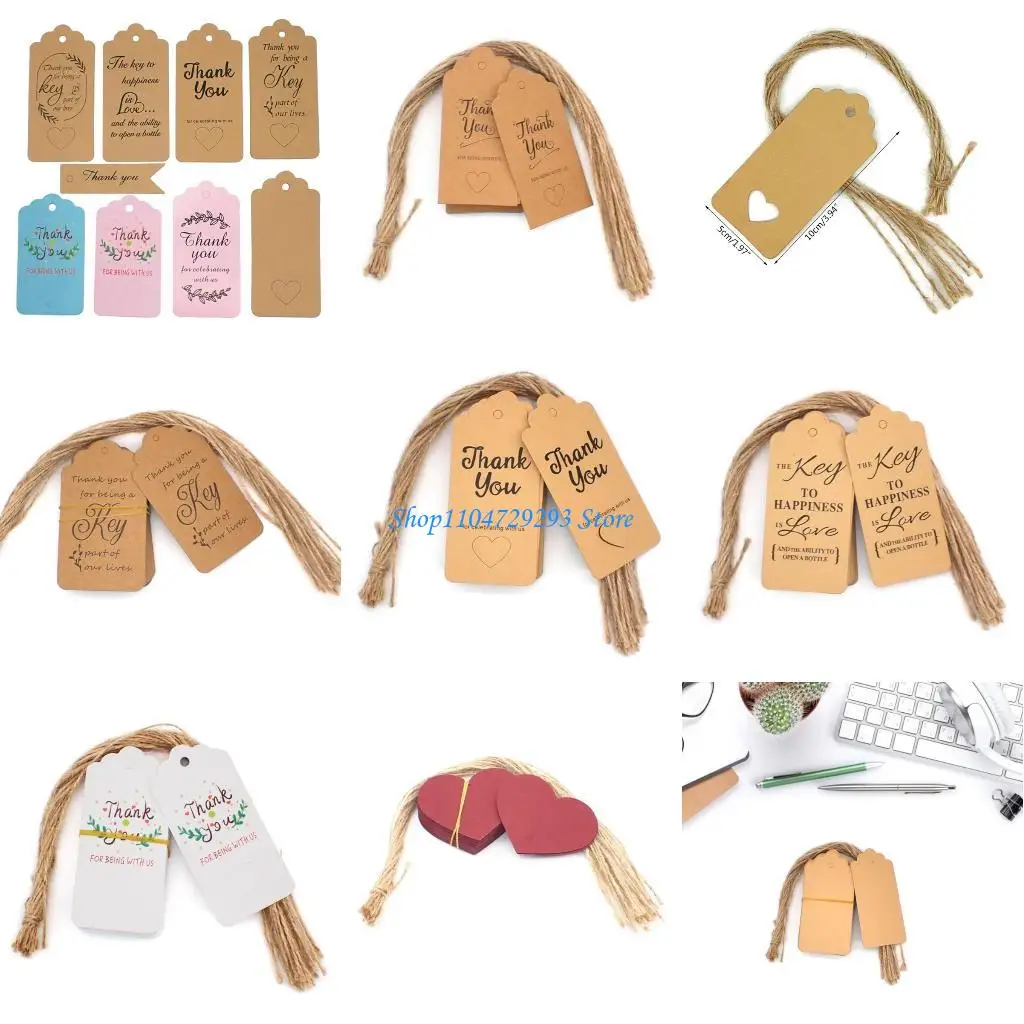 Y2GD Writable Gift Wrapping Label for Christmas Tree Decor Wedding Baby Shower