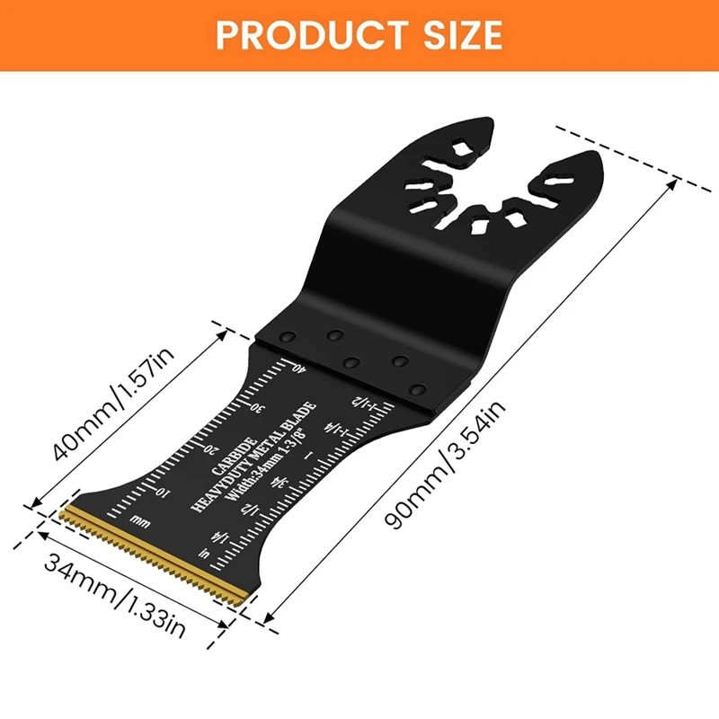 Universal Oscillating Saw Blades Oscillating Tool Blades Multitool Blades Set For Hard Material, Hardened Metal