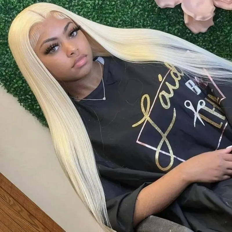 Bone Straight Lace Frontal Wig para mulheres, cabelo humano loiro, 100% cabelo brasileiro, escolha barata, 13x6, 30 in, 13x6, à venda, escolha de depuração