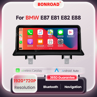 BONROAD Wireless Carplay Android auto Multimedia Player For BMW 1 Series E87 E81 E82 E88 Car Radio Touch Screen GPS Navigation
