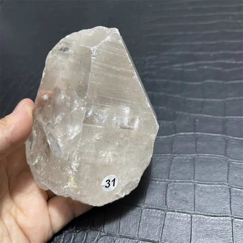 516g Rainbow Natural rock clear crystal quartz rough stone pieces raw crystal quartz