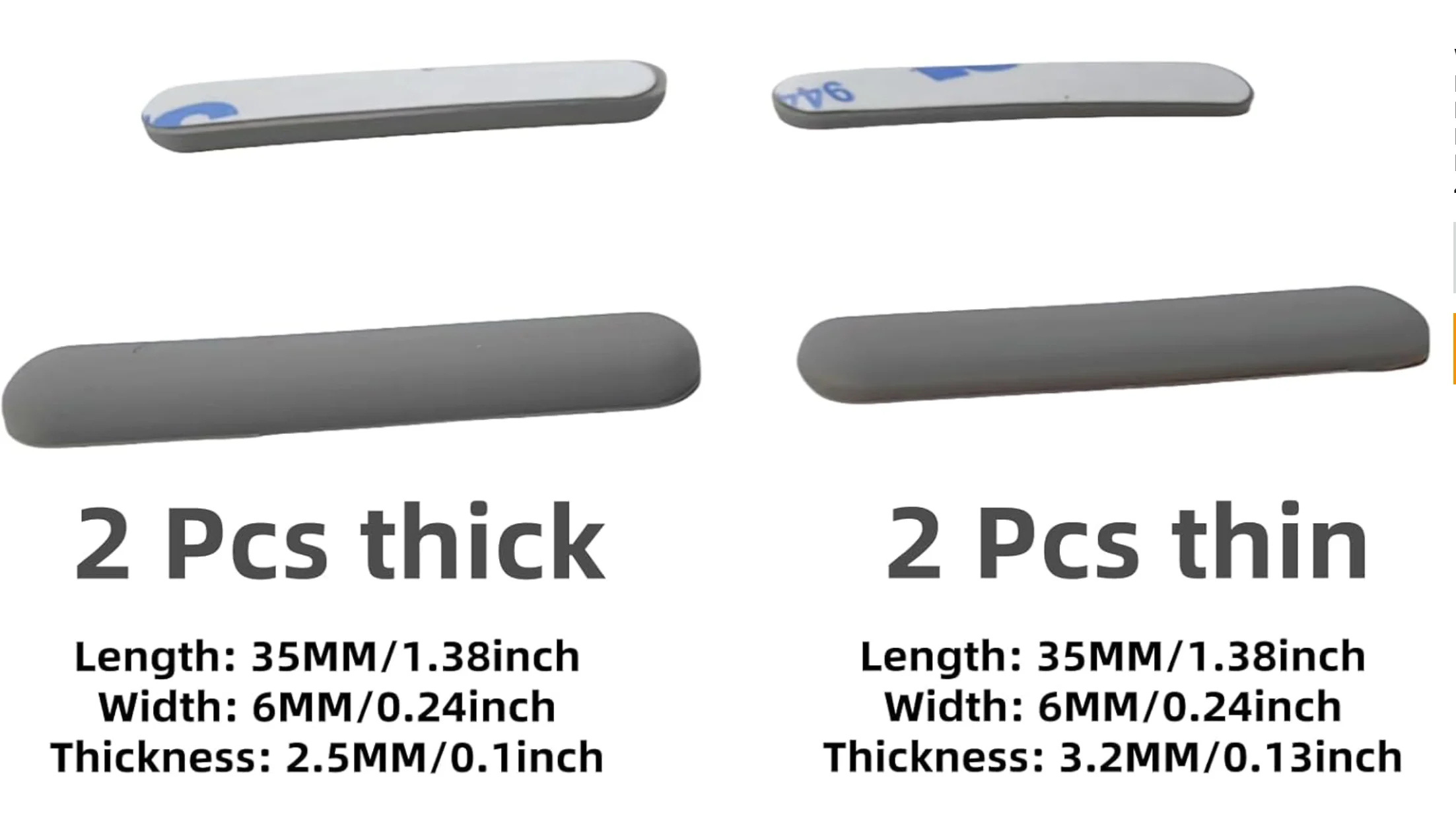 Replacement Laptop Bottom Case Rubber Feet Pad Cover,4 Pcs Non-Slip Foot Compatible with HP Probook 430 435 440 450 445R 455R G5