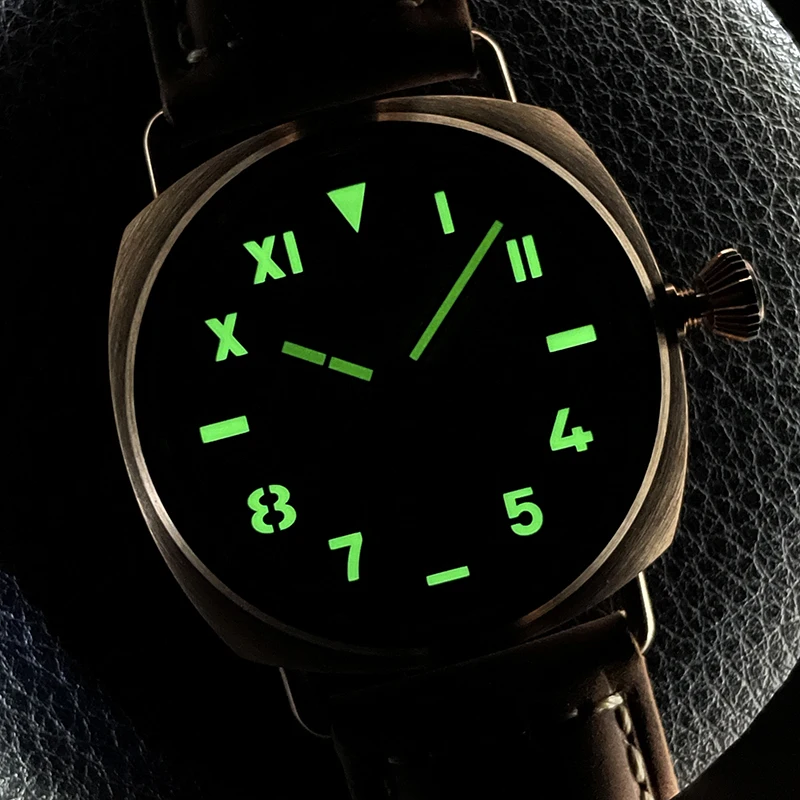 ساعة غواص رجالية من STEELFLIER 42 مللي متر CuSn8 ساعة يد ميكانيكية أوتوماتيكية برونزية 20ATM مقاومة للماء C3 مرآة ياقوت مضيئة NH35