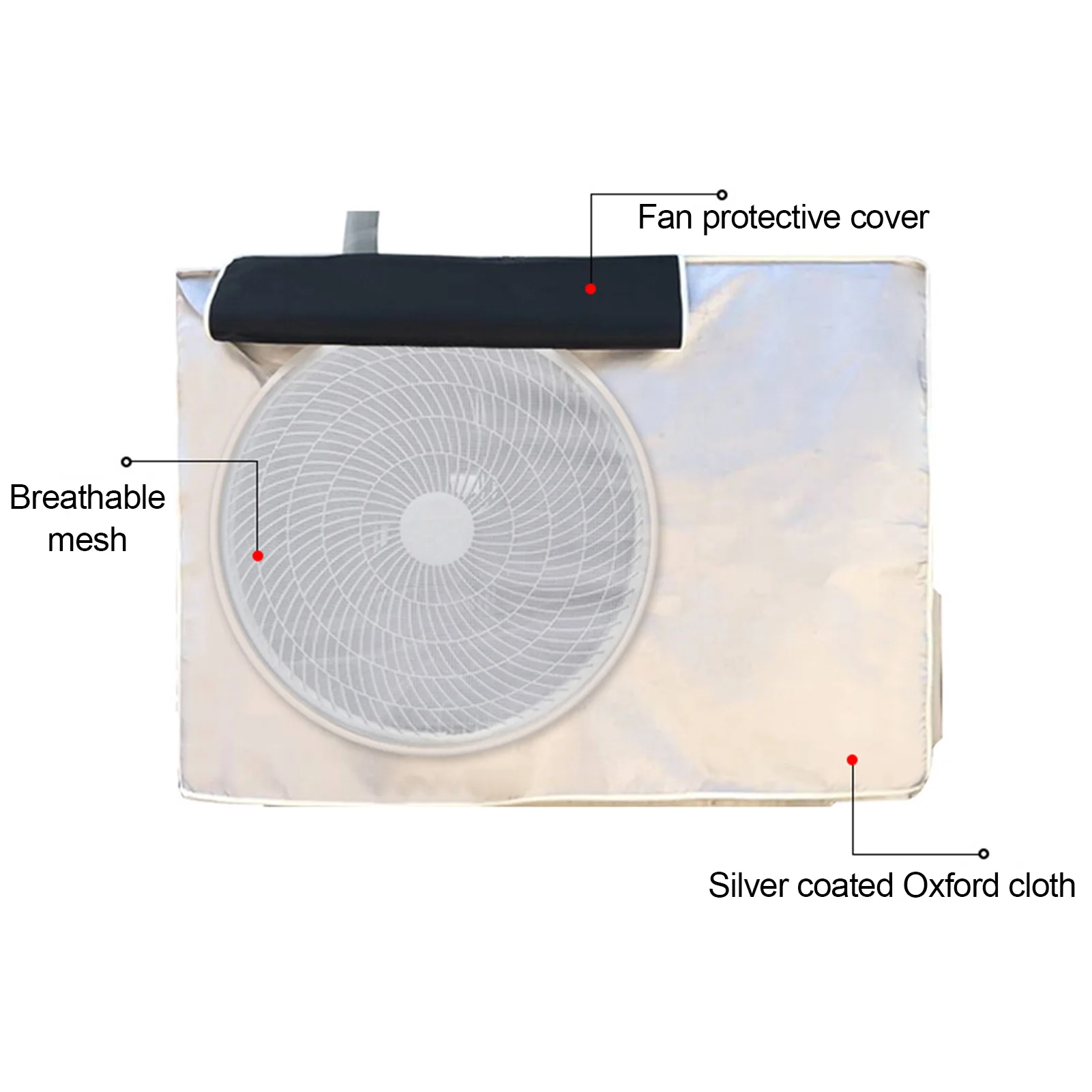 Outdoor Air Conditioning Cover Waterproof Sun Protection Protective Case Air Conditioning Main Unit Protective Cover