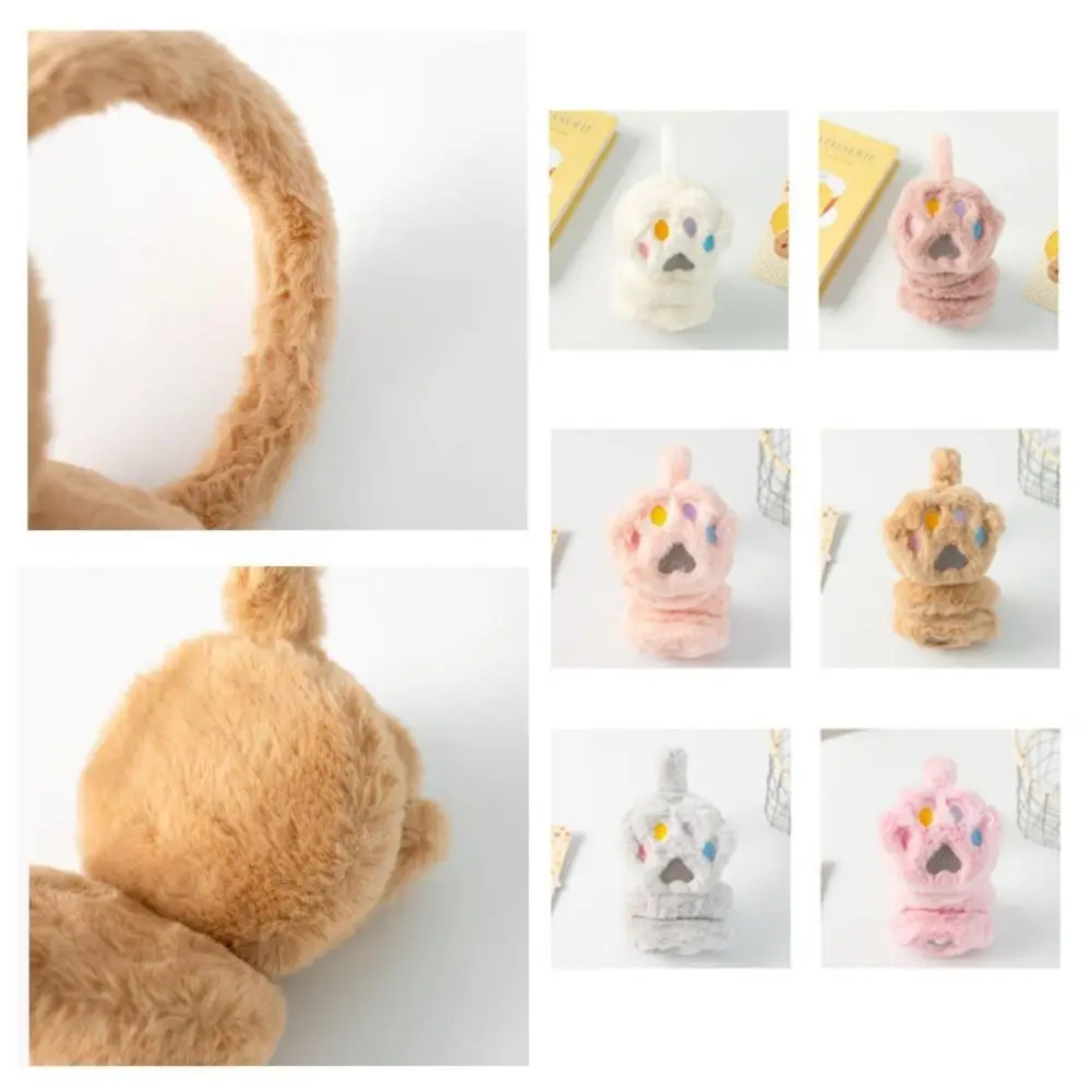 الشتاء الدافئة لينة غطاء للأذنين الكرتون باو سدادات حماية الأذن الأذن أدفأ سميكة التجمد فو الفراء الأذن يفشل للنساء الرجال في الهواء الطلق