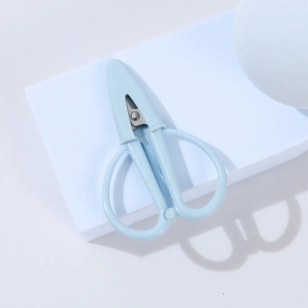 مقص حاد صغير مع غطاء سيليكون مقبض ناعم مقص حرفي محمول من الفولاذ المقاوم للصدأ مقص تفاصيل صغيرة