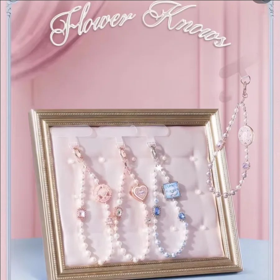 Flower Knows 10th Anniversary Phone Charm Snowflake Keychain Bracelet,Knight Unicorn Accessory for Bags,Keys & Phones