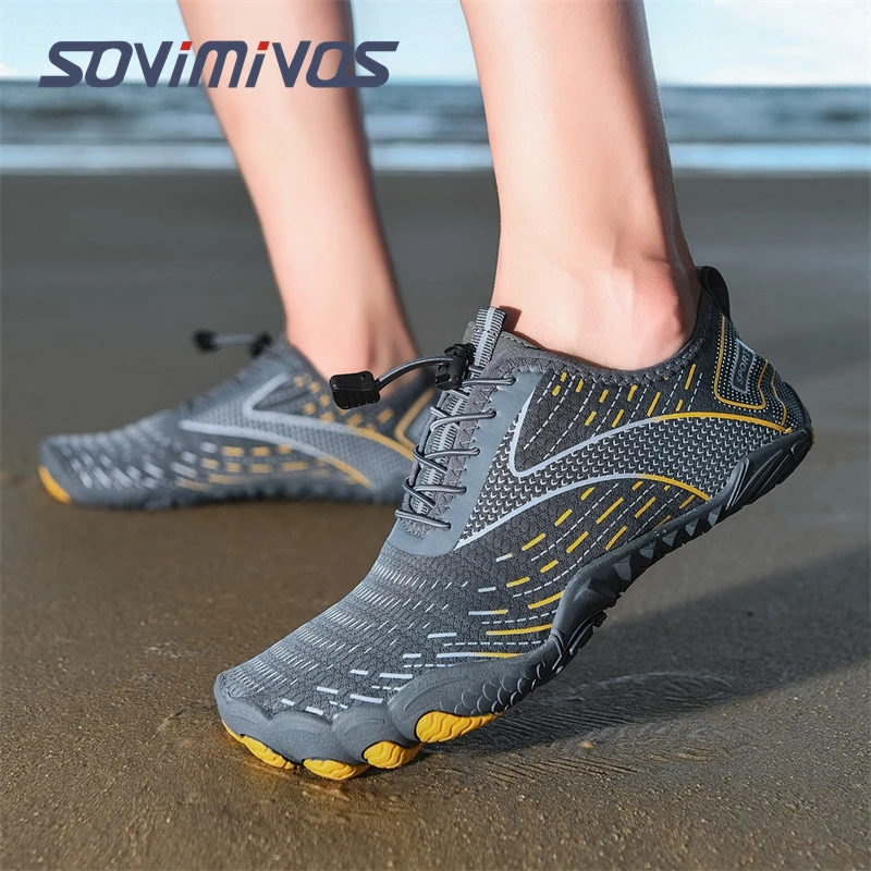 

Мужская обувь для воды босиком, быстросохнущая | Легкие кроссовки-амфибия с широкой подошвой и нулевым падением, обувь для женщин и мужчин