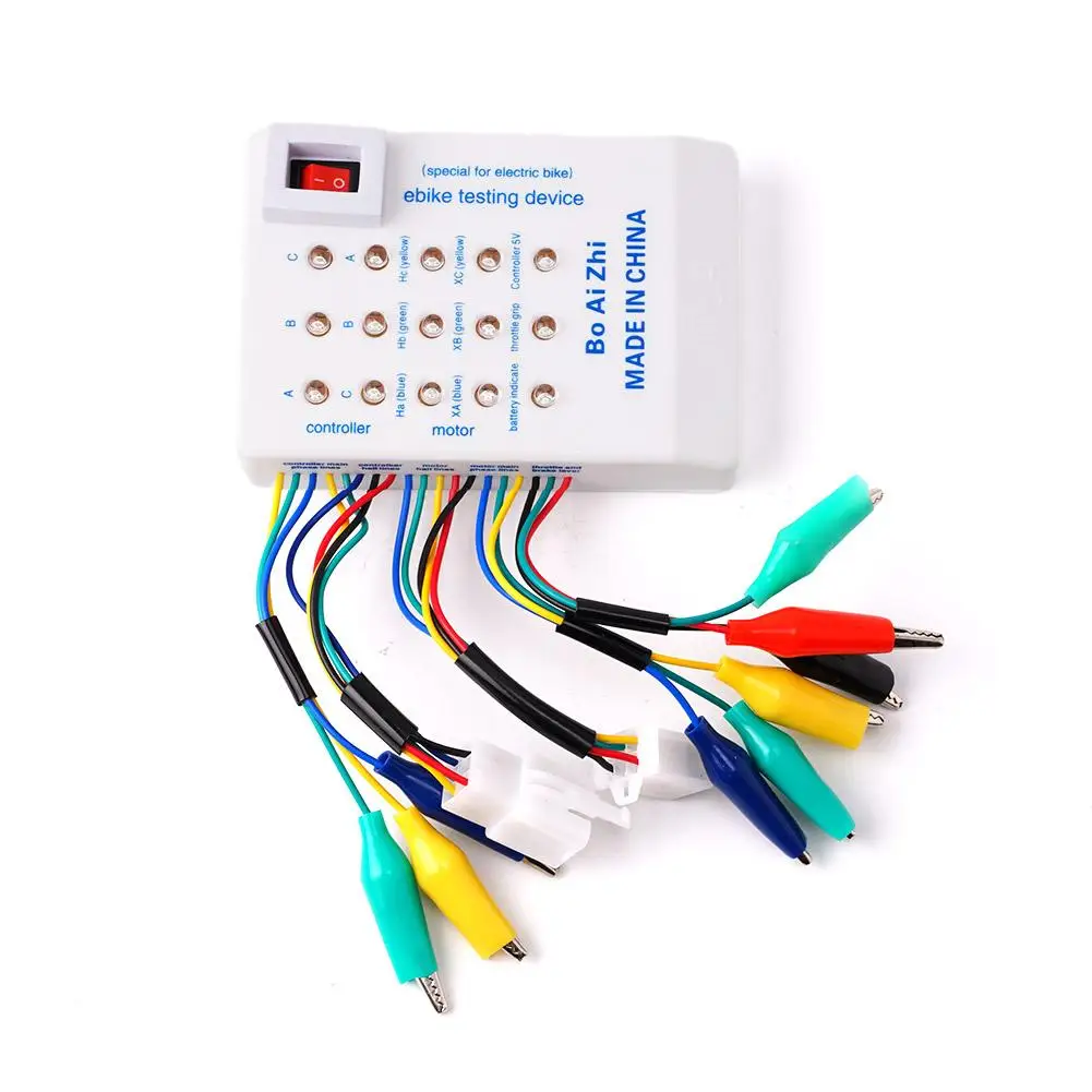Imagem -05 - Electromobile Manutenção Scooter Dispositivo de Reparo Brushless Motor Hall Controlador E-bike Tester 24v 36v 48v 60v 72v