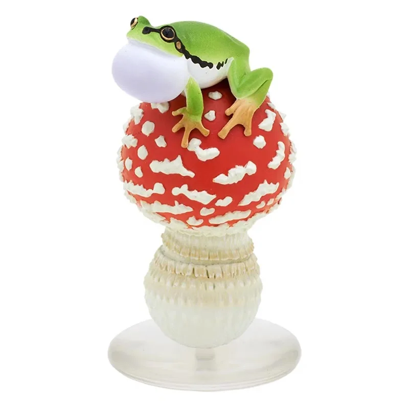 Gashapon Capsule Speelgoed Paddestoelen Regen Kikkers Tas Hanger Miniatuur Model Figuur Anime Leuke Kawaii Sleutelhanger Gift