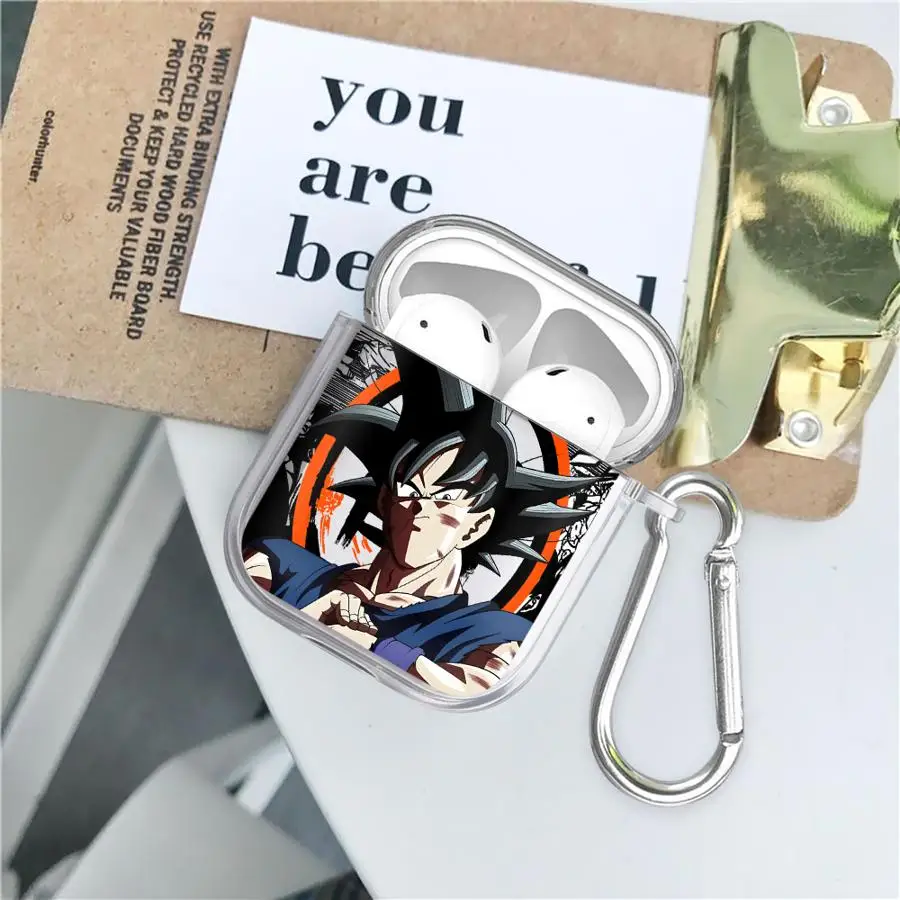 

D-Dragon B-Ball Cool Gokus Case For Airpods 1 Pro2 Pro3 Pro 4 3 2 Clear Earphone Cases Cover
