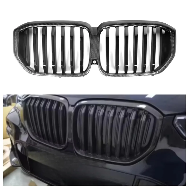Single Slat Carbon Fiber Kidney Grille X5 G05 LCI (23+)