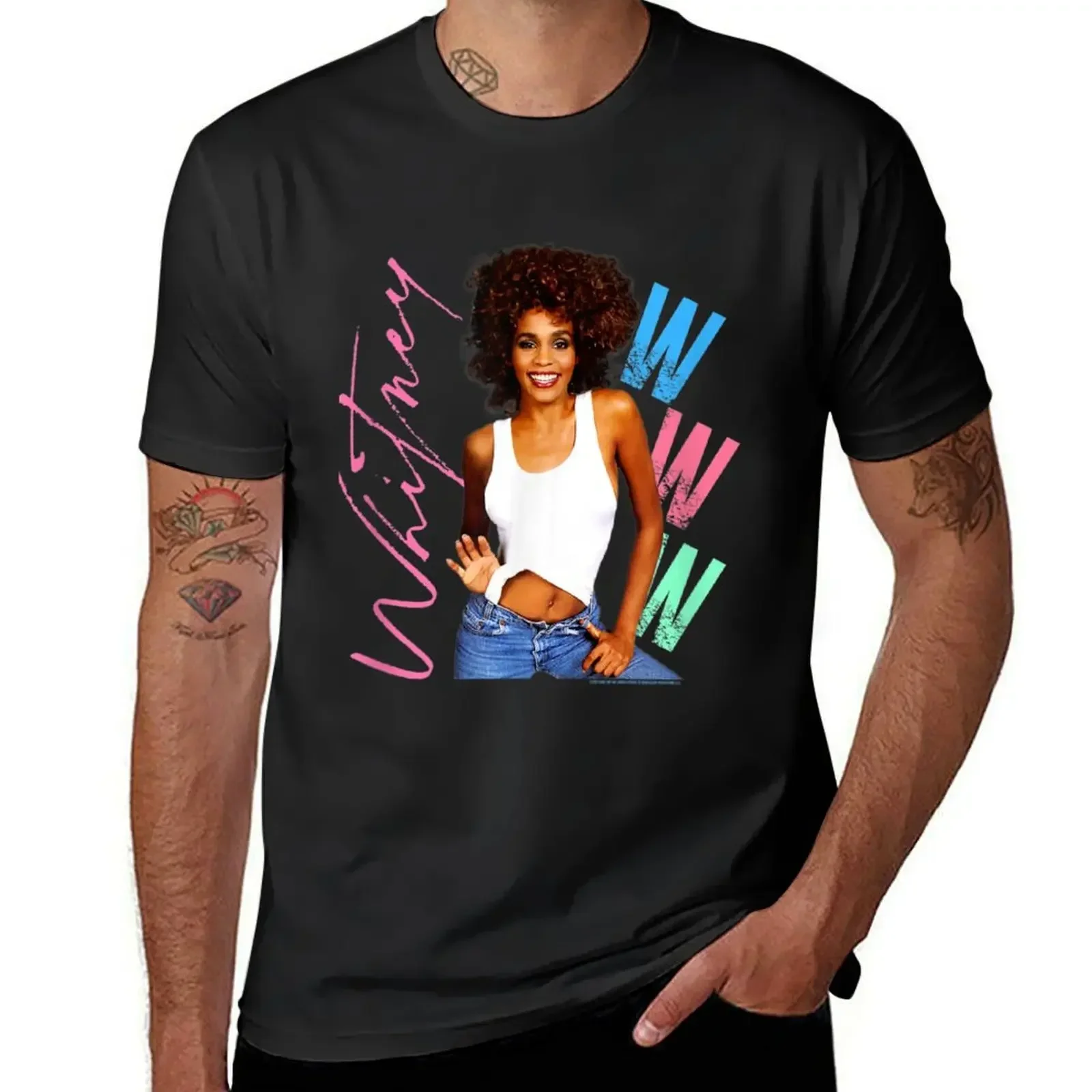 

Whitney Houston T-Shirt boys animal print cute clothes sublime hippie clothes heavyweight t shirts for men