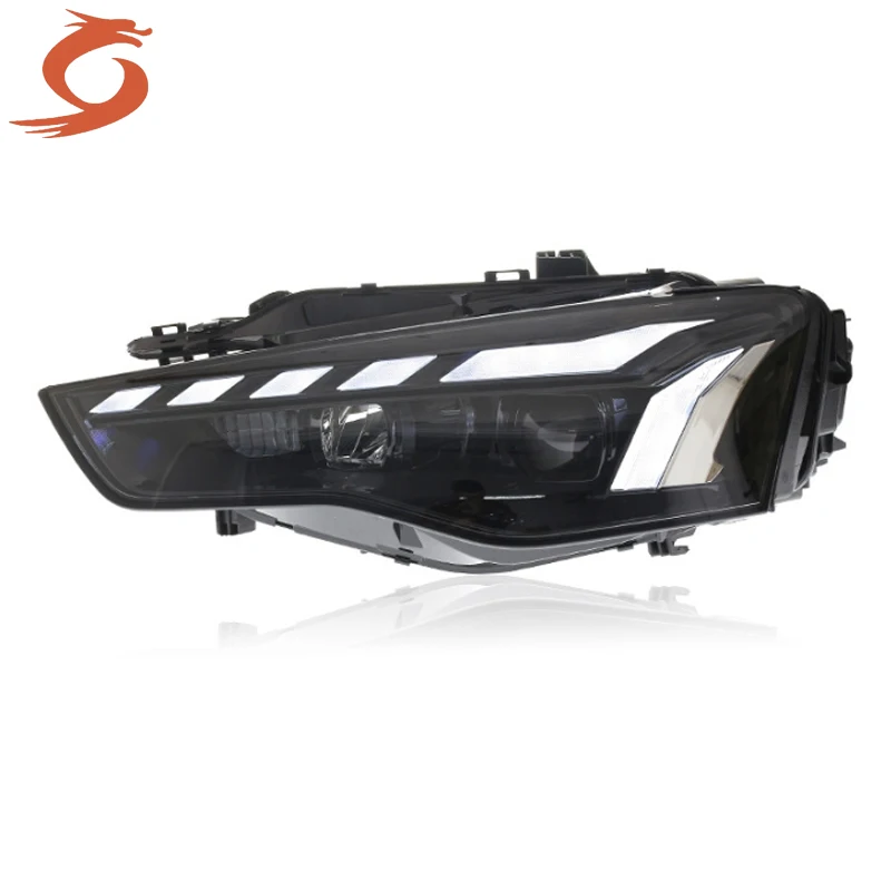 لأودي A5 12-16 نماذج مجموعة مصابيح أمامية تعديل LED تشغيل الحصان الأزرق النهار تشغيل ضوء تشغيل المياه بدوره مصباح إشارة