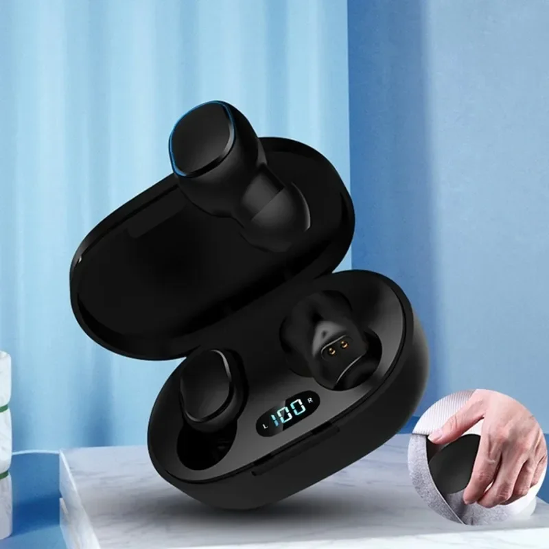 E7S TWS Wireless Headphones 5.0 Bluetooth Earphones HIFI Lossless Sound Headsets Sport waterproof Earbuds For all Smartphones