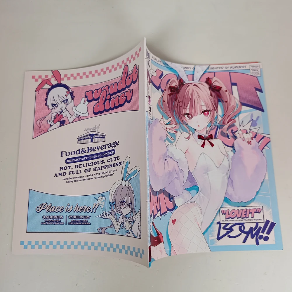 

Rurudo Love It ( Bunny Girls Illustration Works ) Art Collection Book Rabi Illustration Painting Works Comic Market C104