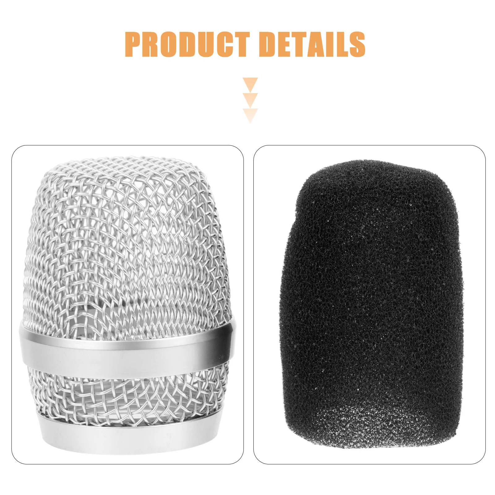 

Durable Metal Mic Grille Ball Head Replacement for Mic Accessories 780 Microphone Parts Mesh Microphone Grille