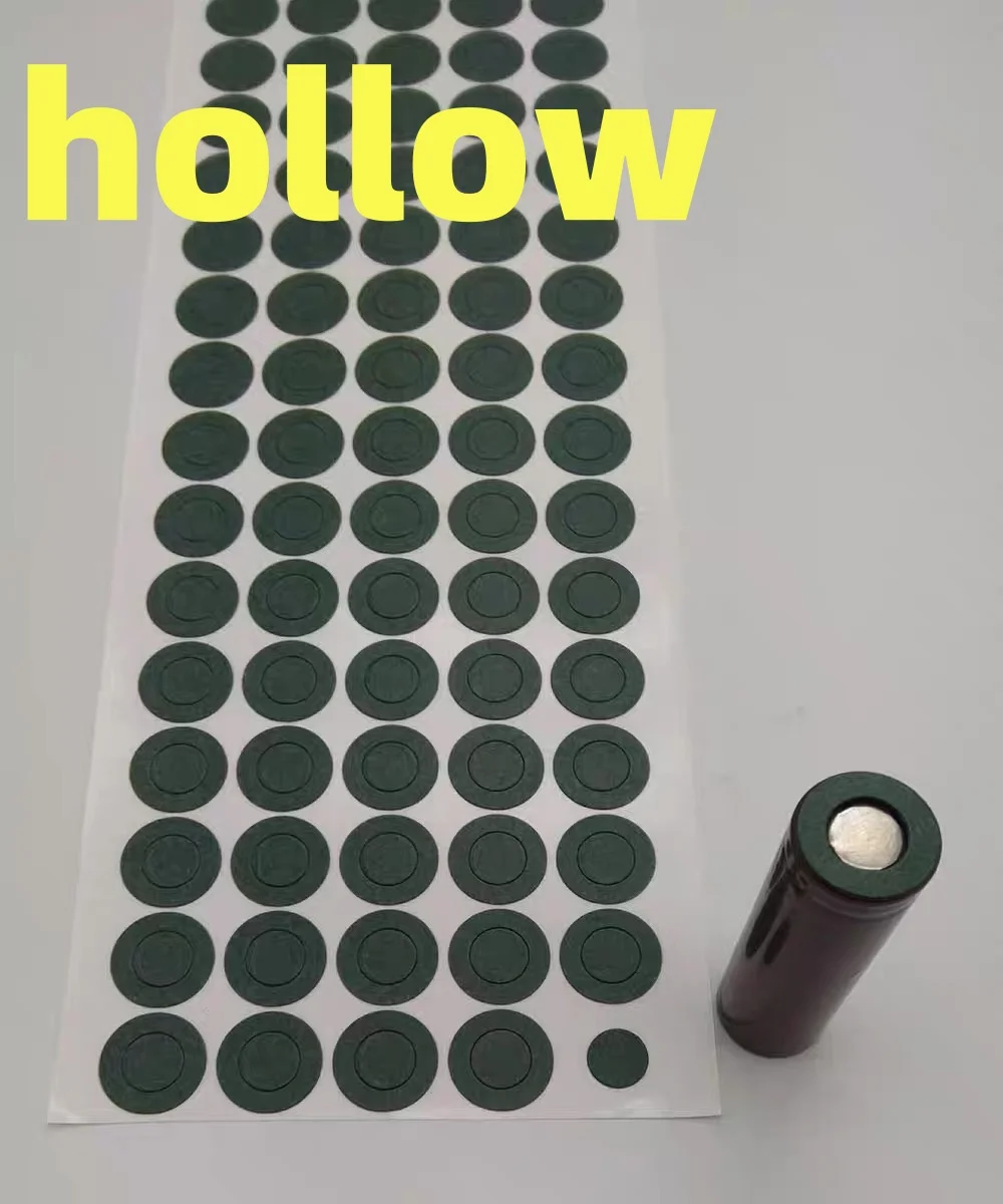 20/50/100/250/500pcs 18650 21700 26650 Li-ion Battery Insulation Gasket Pack Cell Barley Electrode Insulated Tool Adhesive Paper