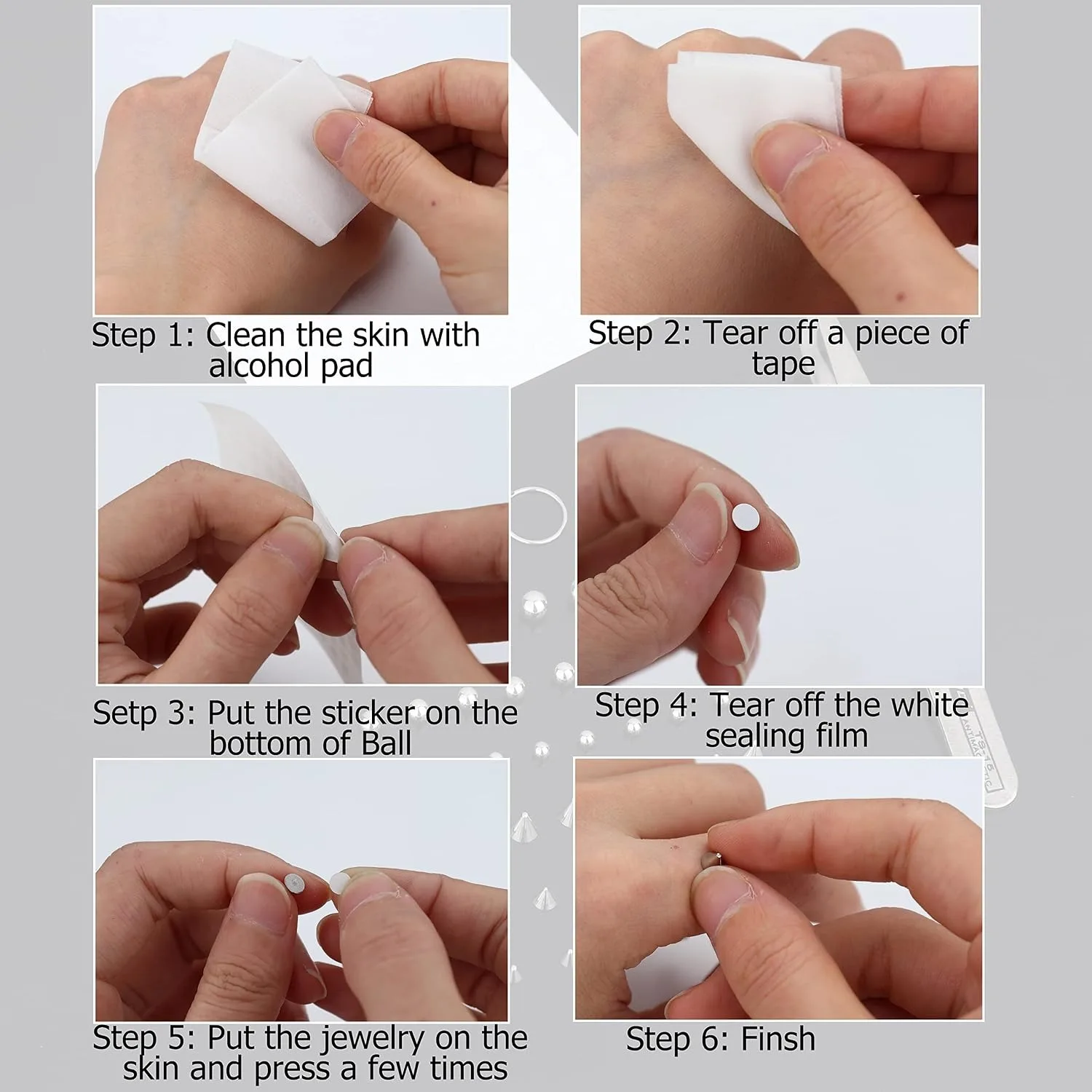 Drperfect Fake Eyebrow Ring Fa - Body Jewelry Replacement Ball ulasan dan harga
