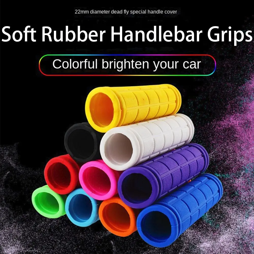 1 Paar Rutschfeste Fahrrad-Lenkergriffe Universelle Gummi-Lenkerüberzüge Bunte Fahrradgriffabdeckungen Fahrradzubehör