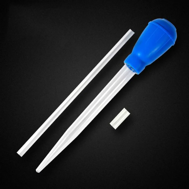 1pcs 20cm Extention Tube Supply Tube Aquarium Clean Tool Pipette Fish Tank Siphon Pump Water Changer Aquarium Pipette