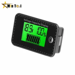 DC 5-100V Battery Capacity Indicator Lead Acid Lithium LiFePO4 Car Motorcycle Voltmeter Voltage Gauge 12V 24V 48V 72V