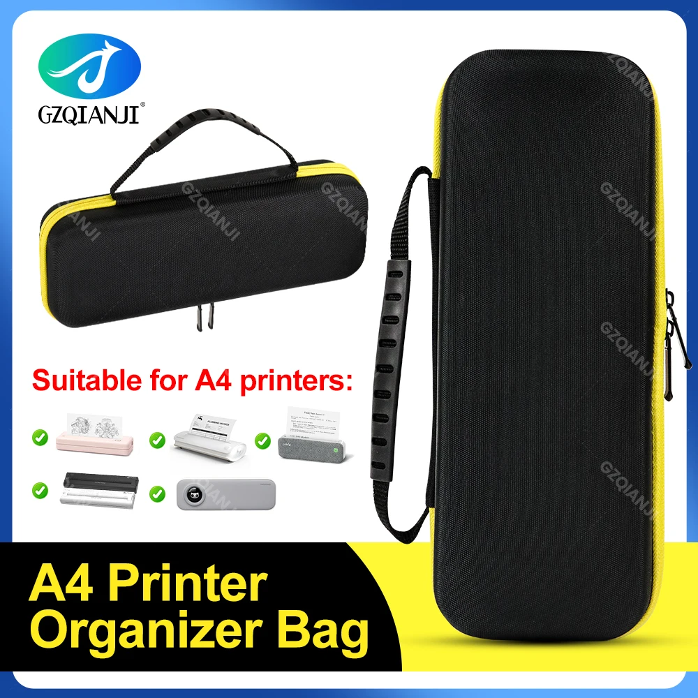 Black Case Bag for Peripage Paperang HPRT A40 Thermal Printer Tattoo Printer Maker