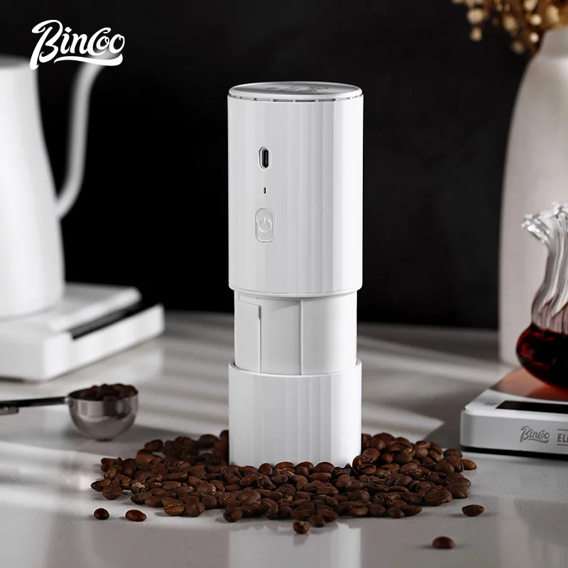 Bincoo Electric Bean Coffee Grinder Household Small Coffee Bean Coffee Grinder Special Portable Coffee Grinder Automatic Coffee Grinder