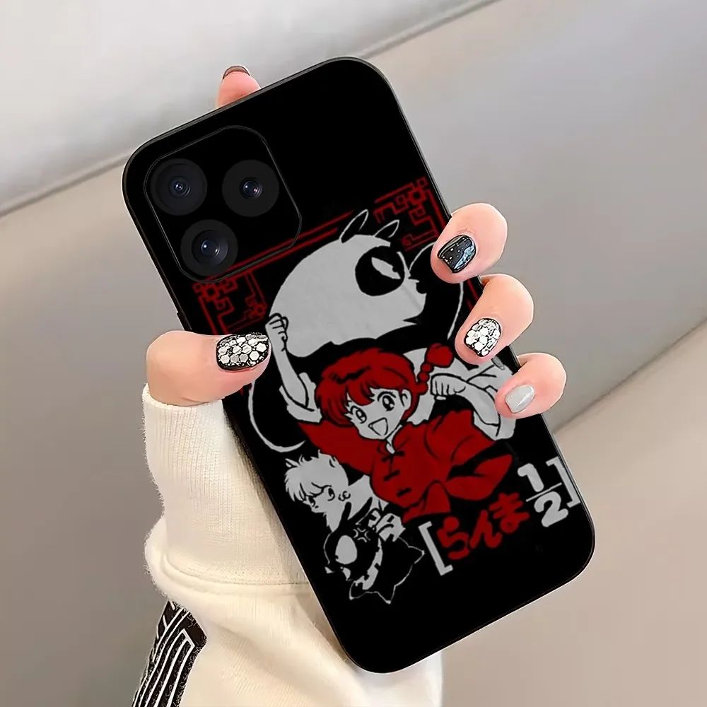 Cartoon Ranma 1 2 Phone Case For iPhone 8 11 12 13 Pro 14 15 Mini X XR XS max Plus Shell