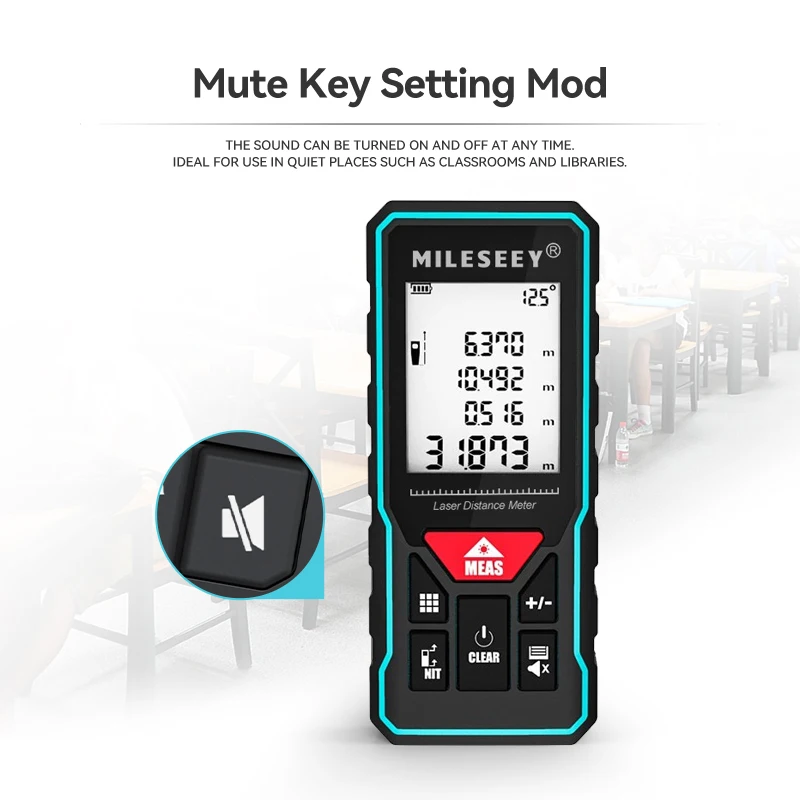 Mileseey X6 Laser Distance Meter trena laser лазерная рулетка Rangefinder Measuring profesional tester tools