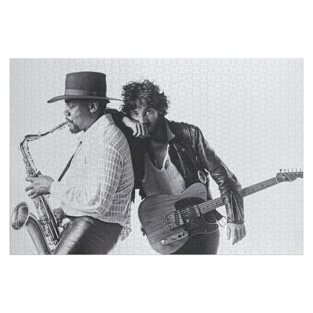 

Colaboration Brucespringsteen On Black Jigsaw Puzzle Jigsaw Custom Picture Personalised Name Personalize Puzzle