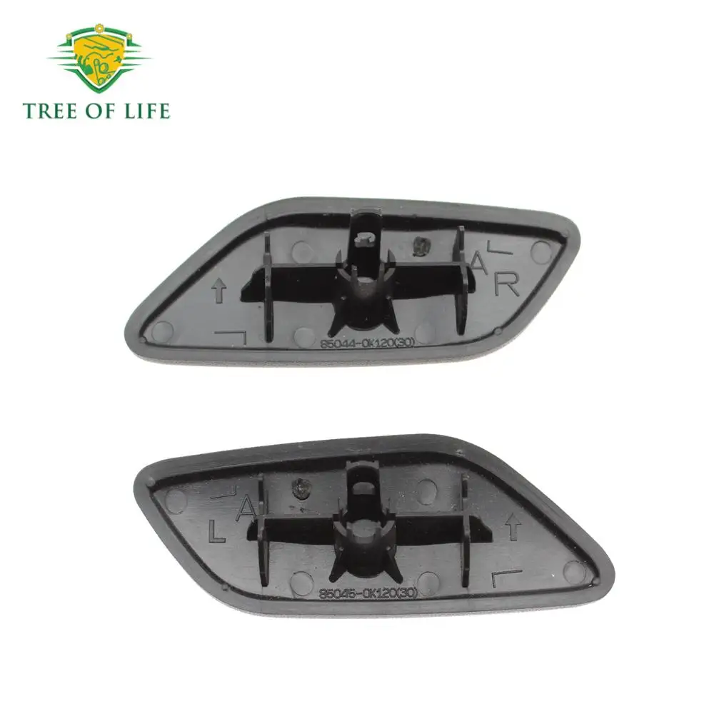 For Toyota Hilux 2015+ Front Bumper Headlight Washer Spray Nozzle Jet Cover Cap 85207-0K040 85208-0K040 850440K120 850450K130