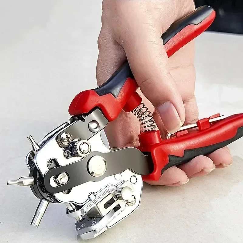 New Design Eyelet Puncher DIY Tool Watchband Strap Household Leathercraft Leather Belt Hole Punch Plier