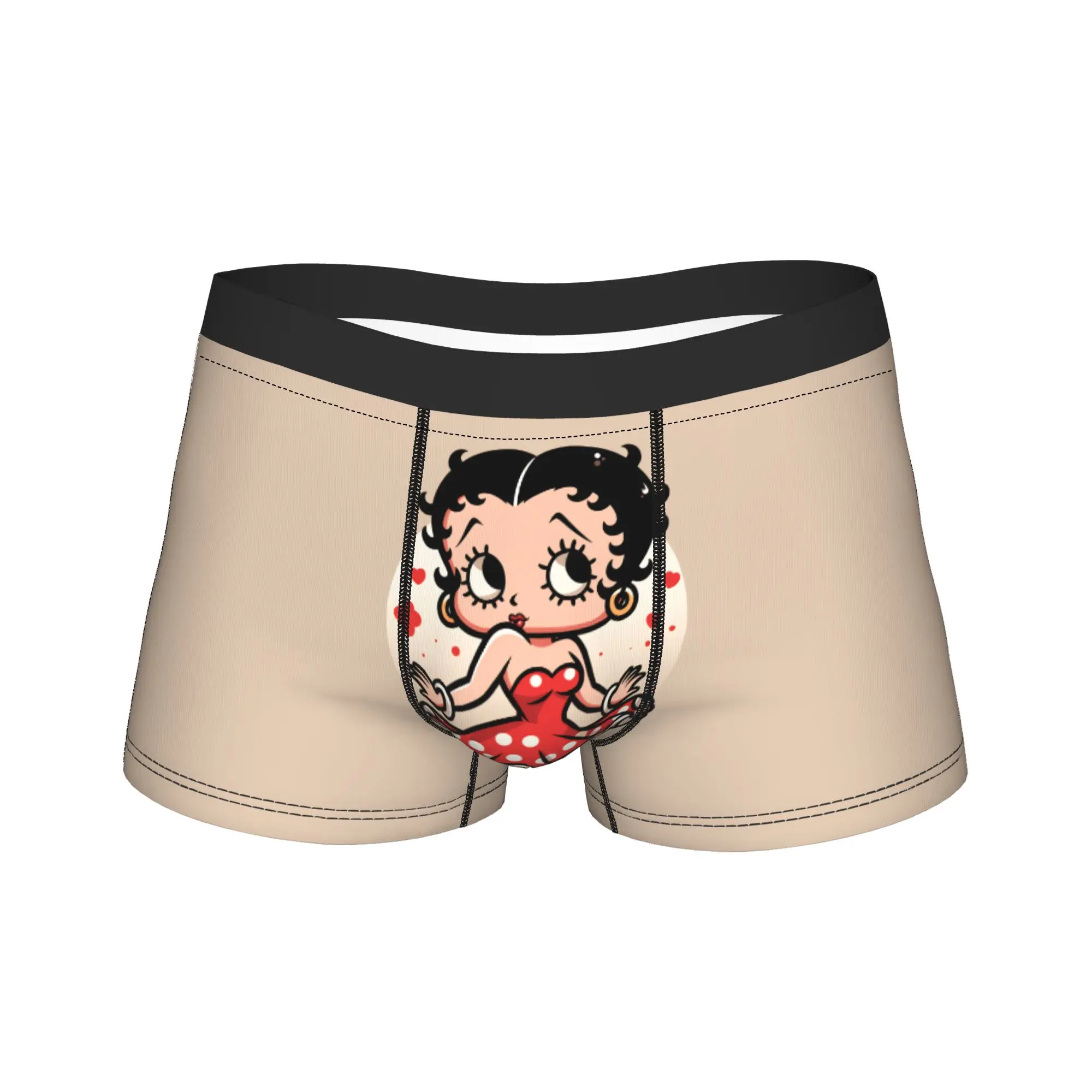 

Нижнее белье B-Bettys Boops, мужские трусы с принтом, забавные шорты-боксеры, лидер продаж, шорты, трусы большого размера