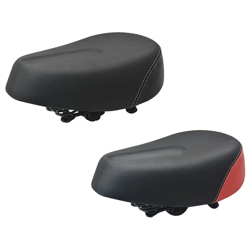 

HOT-E-Bike Saddle Widen Four-Spring MTB Bike Saddles Soft Pad Electric Bikes Tricycle Scooter Seat Cycling Parts