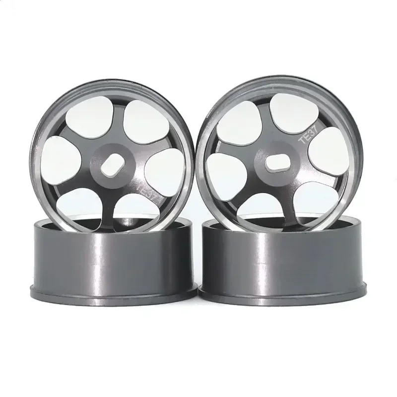 4 قطعة الانجراف الإطارات الإطارات المعدنية عجلة ريم TE37 محور عجلات ل Wltoys 284131 K969 K989 P939 كيوشو Mini-Z 1/28 RC سيارة ترقيات أجزاء