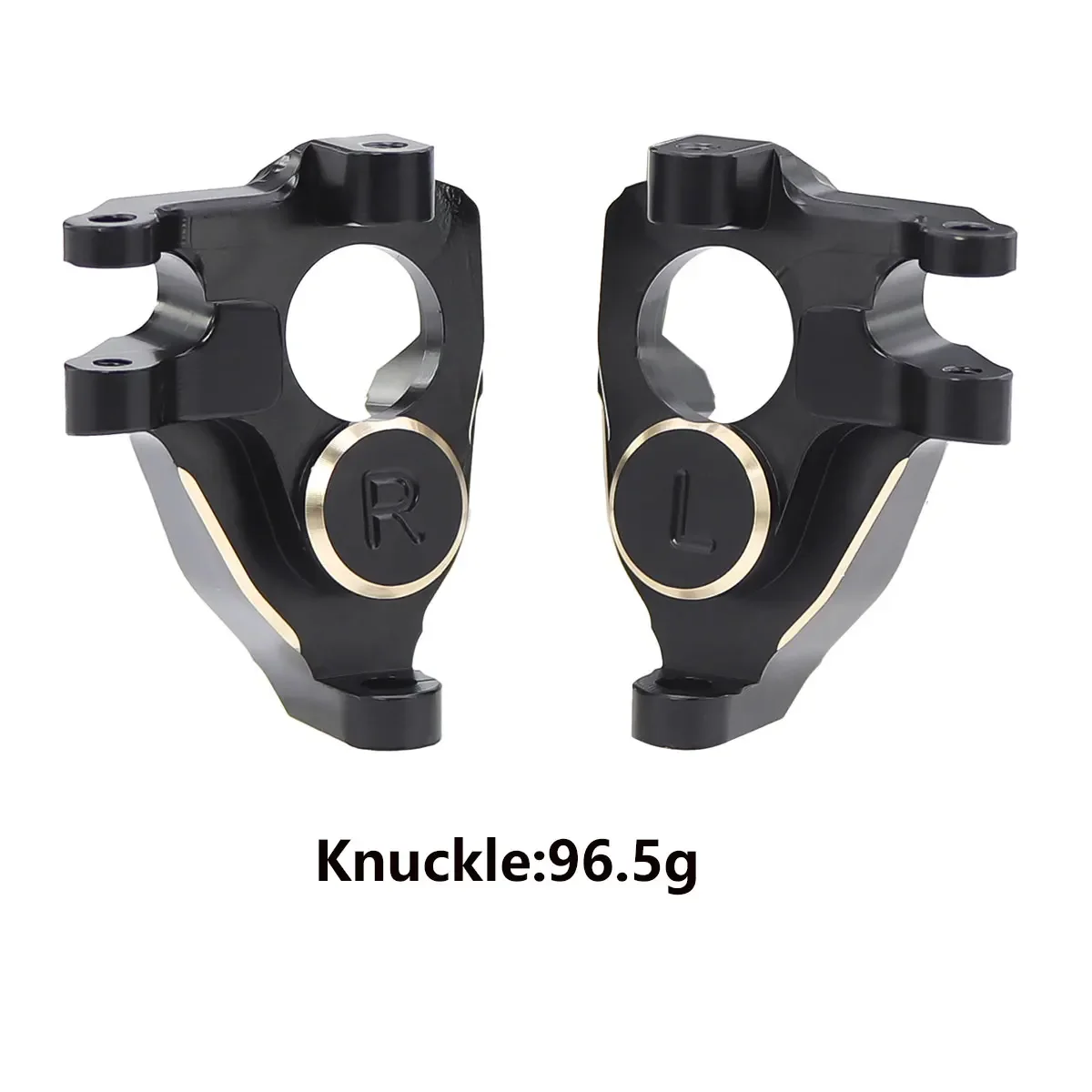 Front and Rear Portal Axle Brass Knuckle Cover Weights for 1/10 RC Crawler Vanquish VS4-10 Phoenix F10 Chassis Upgrade