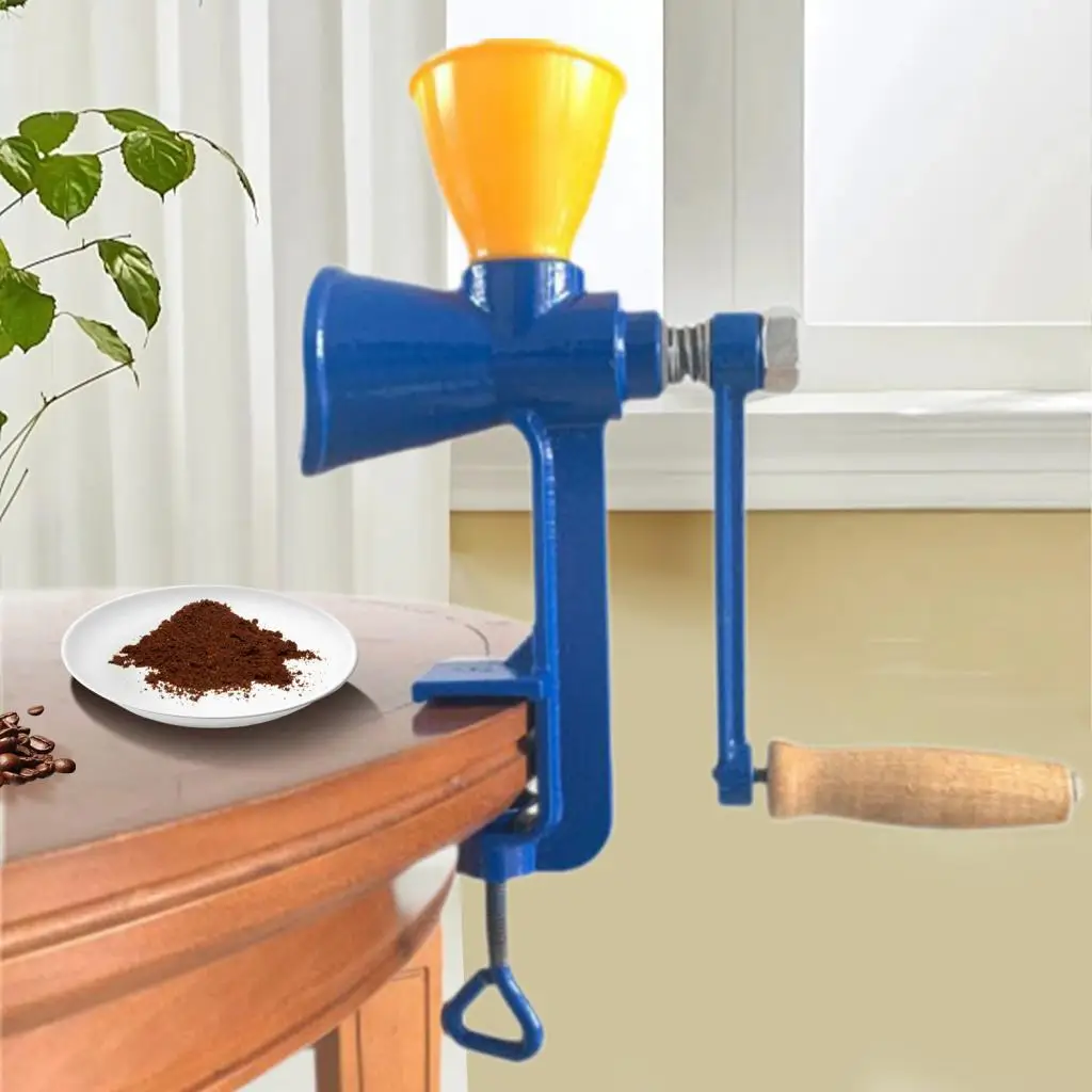 

Grain Mill Multi Purpose Essential Manual Grinder for Soybeans Rice Kitchen