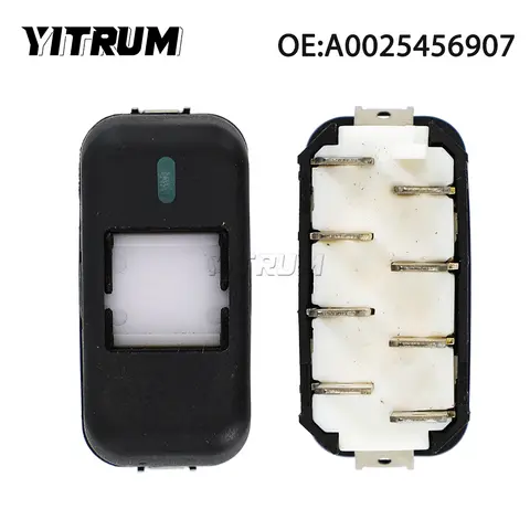 YITRUM 트럭 예비 부품, 24V 4.61347 스위치, 전기 창문 스위치, MERCEDES-BENZ 악트로스 메가용, 0025456907 A0025456907